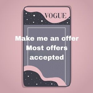 Vogue Pink Graphic Phone Wallpaper